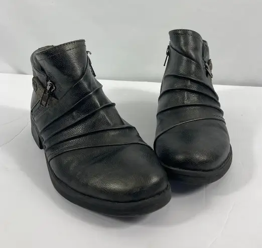 Earth Origins Natalie Womens Gray Synthetic Zipper Ankle & Booties Boots 7