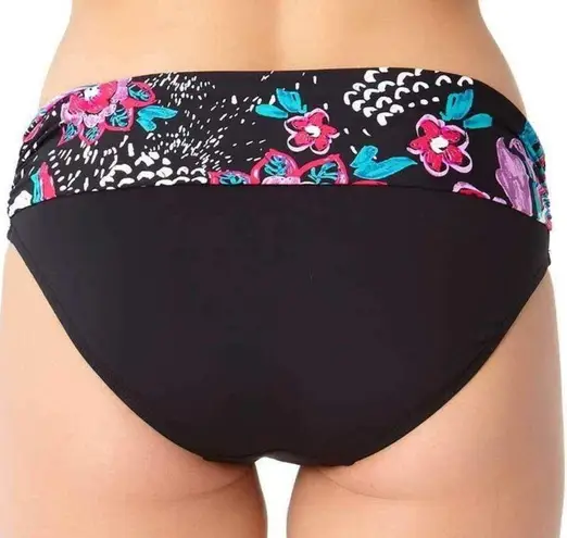 Anne cole NWT That's a Wrap Wild Flower Fold over Bikini Bottom sz XS