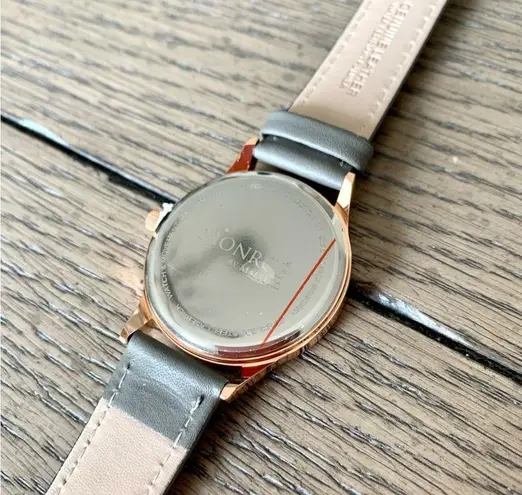 NWT Monroe Classique Wrist Watch in Sunburst Solerose Gray