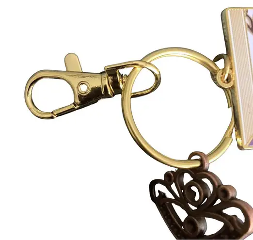 Wuthering Heights Once Upon a Book Club Enamel Bottle Opener Keychain Bag Charm Blue