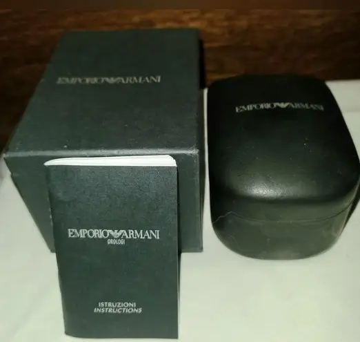 Emporio Armani Unique Stainless Steel Hard Band in Box