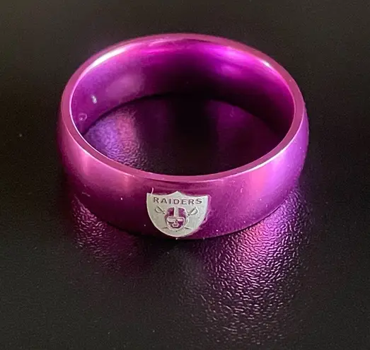 Purple color Las Vegas Raiders ring size 13