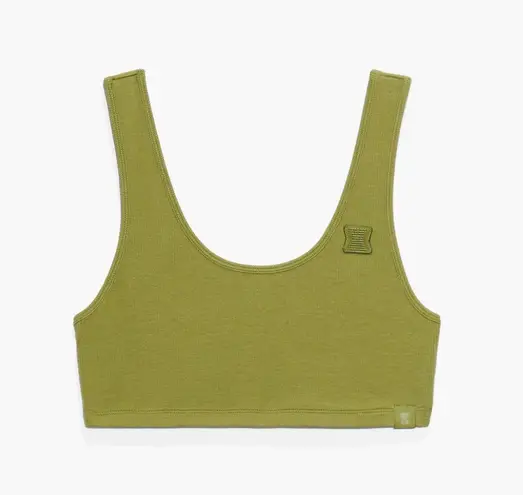 Savage X Fenty Rib Sleep Crop Top - Green Olive