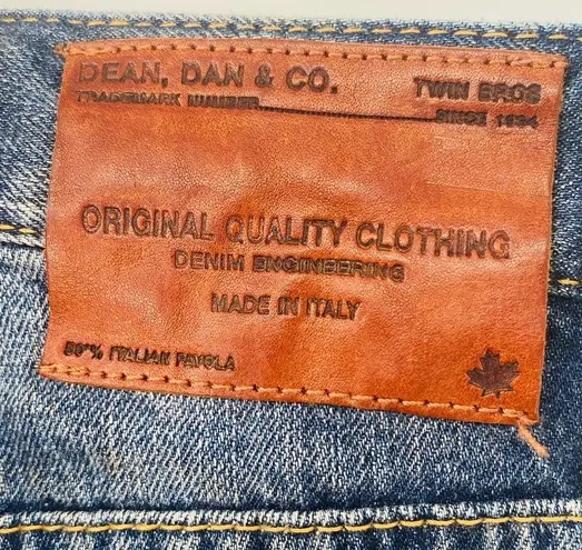 Dsquared2 Paint Splatter Skinny Jeans Size 40 Size 4 Medium Wash Rigid Denim - Image 4