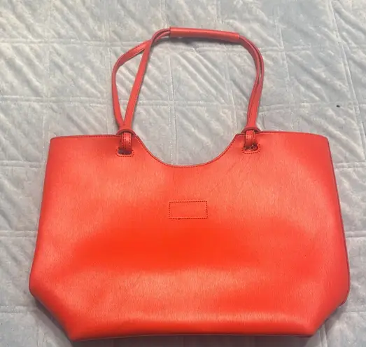 Neiman Marcus Neiman‎ Marcus Vibrant Red Tote Bag - Image 1