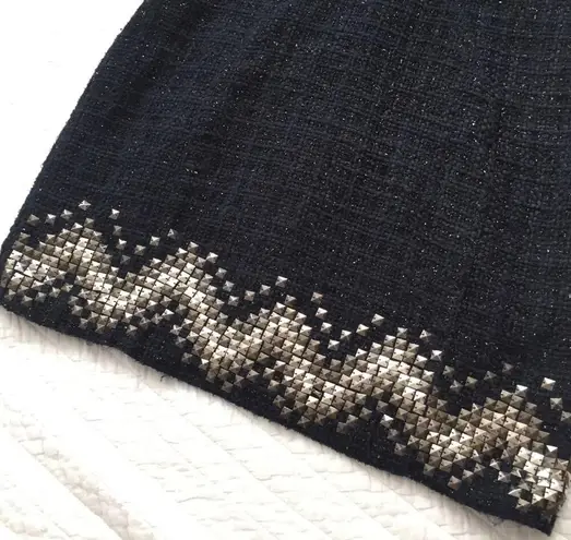 Blue Sparkle dress with rivets Sz M Size M