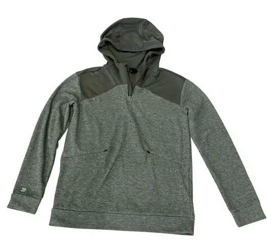 All In Motion All In Motion Women Gray Pullover Hoodie Size L with Black Accents