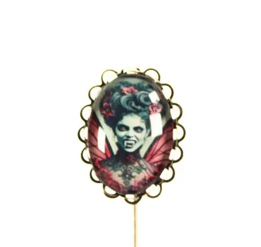 Handmade Unisex Gothic Avant Garde "Firefly from Hell" Gothic Evil Fairy Boutonniere Pin