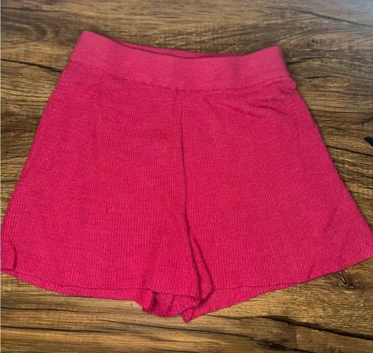 Free People  Beach Malibu Solid Surf Shorts in Hot Pink