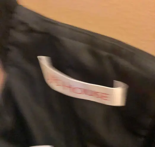 JJ's House Sheath Column Off Shoulder Asymmetrical Chiffon Cocktail Ruffle Dress Black 0