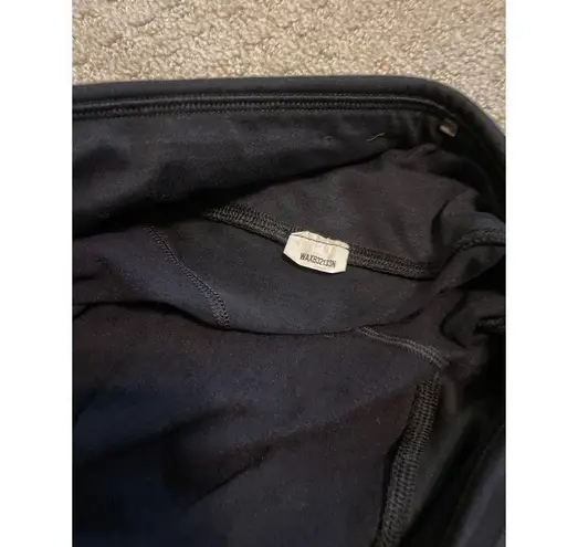 CALIA Black Cheetah Cropped Zippered Ankle Athletic Pants Size L