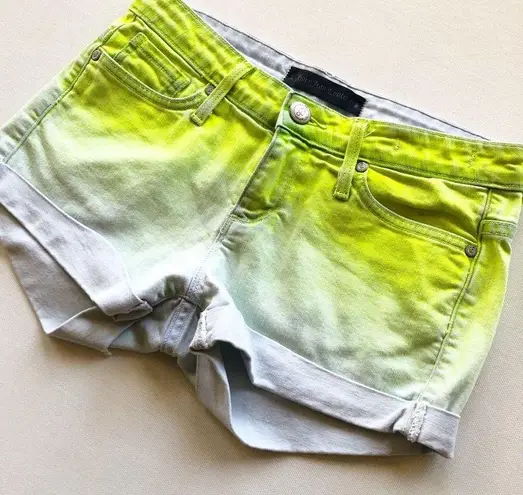 Juicy Couture COPY - Juicy Jeans Couture Dip Dye Cut Off Shorts