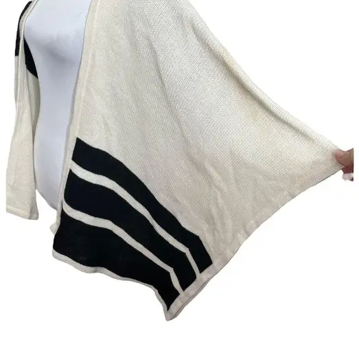 Brochu Walker Alpaca Wool Color Block City Open Poncho Cape Women’s One Size