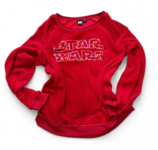 Star Wars Christmas Lights Fleece Top