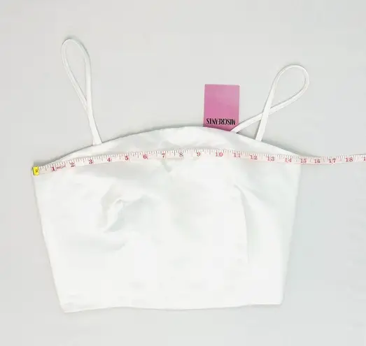 Miscreants London NWT White Silky Corset Top - 6