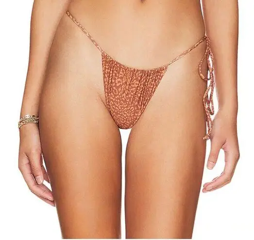 Free People NWT Stone Fox Swim x  Wild Cat River Bottom Medium Brown Cheeky