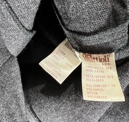 Gianfranco Ferre wool blend sweater dress bat wing