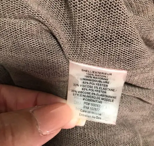 Alice + Olivia  Brown Long Sleeve Dress SzS