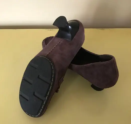 Me Too Suede Moccasin Heels