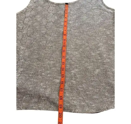 Cj Banks Wide Strap Sweater Tank Top Formal Career Workwear Tan Size XL