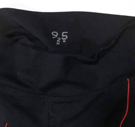 925 Fit Active Women's High Rise Athletic Work Out Black Colorful Leggings Pants