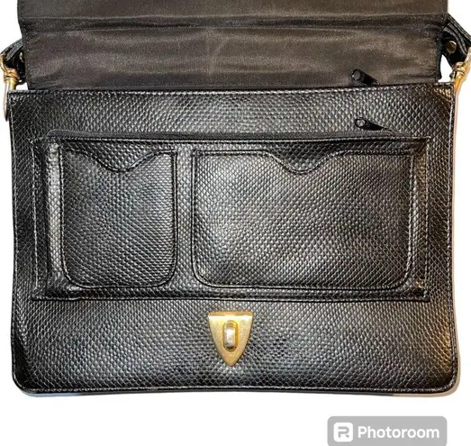 Barganza and Couture Vintage Unisex Messenger Bag Shoulder Bag Purse Satchel Black