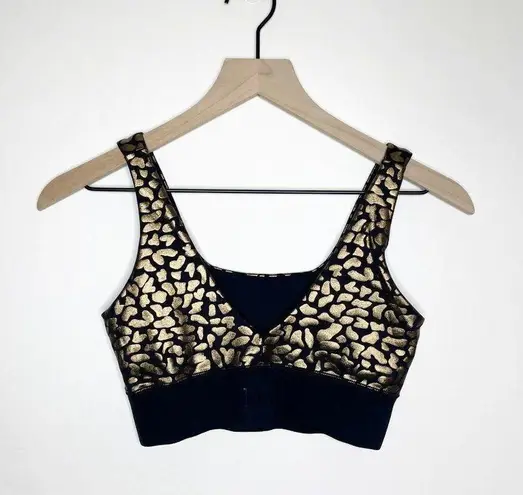 IVL COLLECTIVE Chi Chi Foil Animal Print Sports Bra and Legging Matching Set