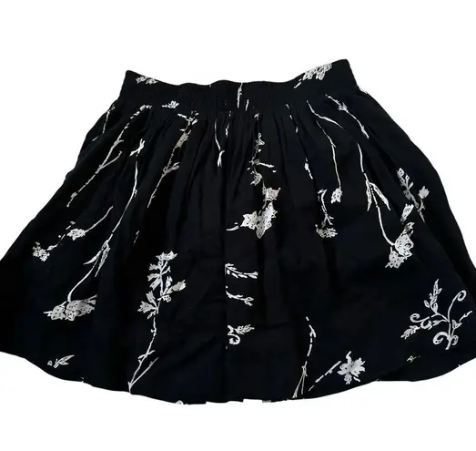 Pins and Needles Blue Floral Lined Pleated Skirt Women Size XS | 15