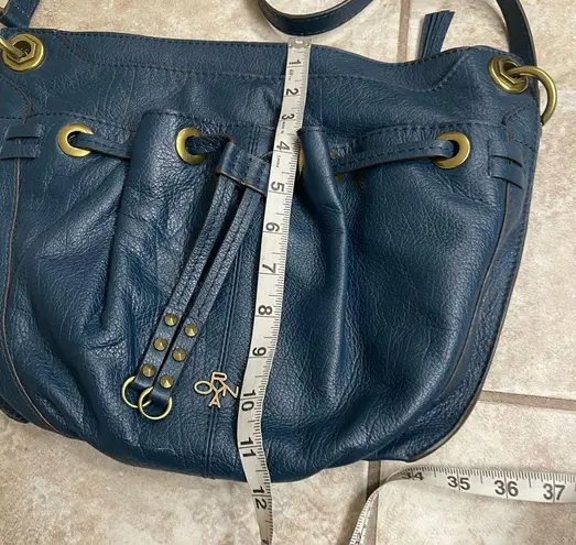 OrYANY Celine Italian Grain Leather Bag Crossbody Shoulder Purse Marine Blue