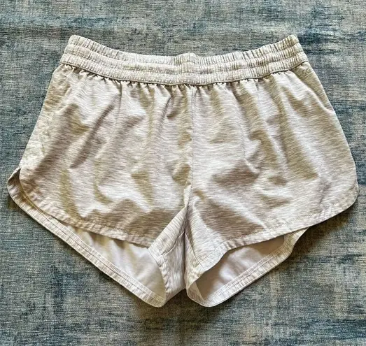 DSG Heathered Space Dye Gray Stride Athletic Running Shorts Medium