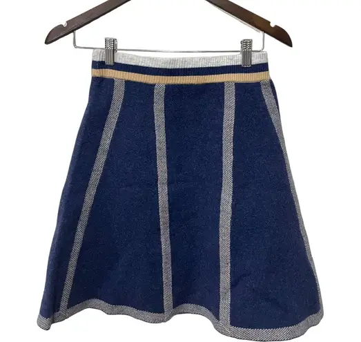 ATM Anthony Thomas Melillo Striped Skirt Size Small New with Tags Blue