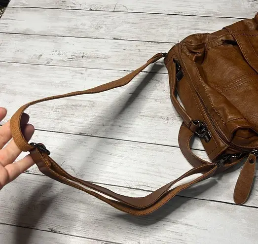 Vaschy Sac Faux Leather Large Backpack Purse