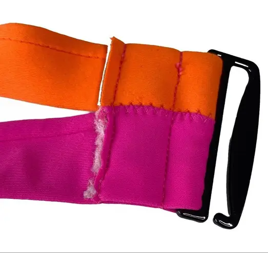 Victoria's Secret Victoria’s Secret VS Swim ❤︎ Hottie Banded Halter Bikini Top ❤︎ Black Pink 34C