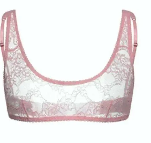 Stella McCartney lace bra light pink L