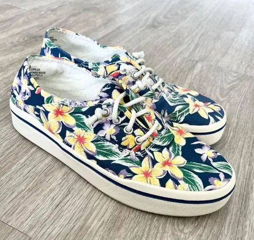 Mad love Women’s Kendra Floral Canvas Lace Slip On Sneakers Shoes Size 6