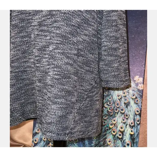 Christopher & Banks Sz L Tweedy Look Cotton Blend Sweater Pullover Knit Top