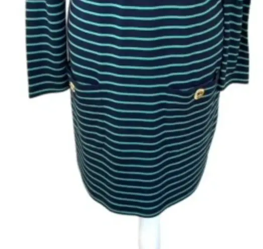 Sail To Sable Knit Jersey Sheath Shirt Dress XS