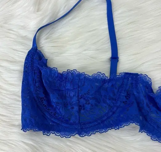 Yandy Blue Lace Underwire Bra / Bralette
