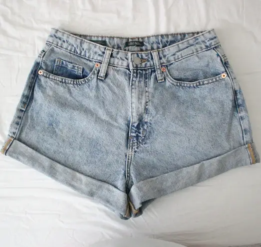 Wild Fable High Rise Cuffed Mom Jean Shorts