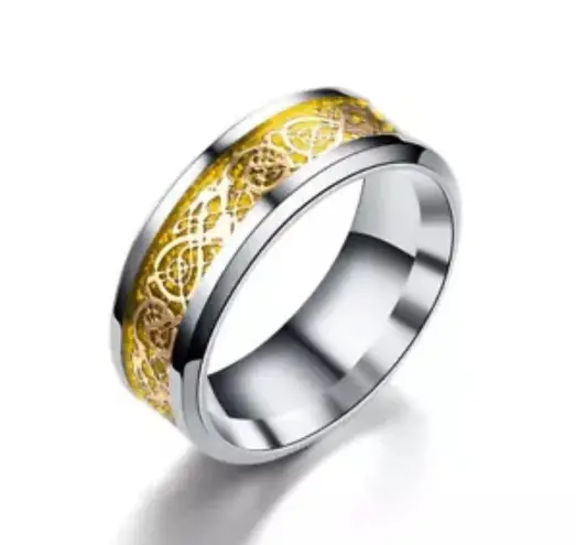 Zales Golden Dragon Tungsten Wedding Ring