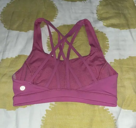 Lululemon  limited edition free to be serene bra size 4 pink blossom