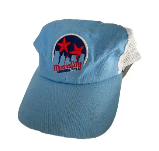 Dome Headware Music City Light Nashville, Tennessee Baby Blue Baseball Cap 🔥