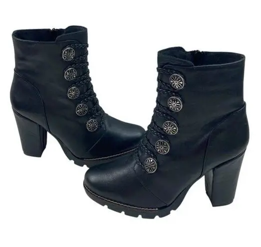 Vialibera Heeled Black Boots Women’s 7.5