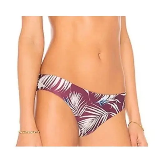 NWT Tavik Ali Moderate Swim Bottom in Latona Palm Merlot (Reversible)