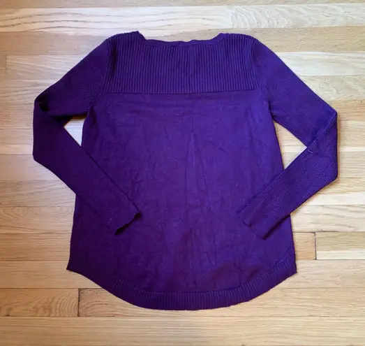 Cable & Gauge Purple Sweater