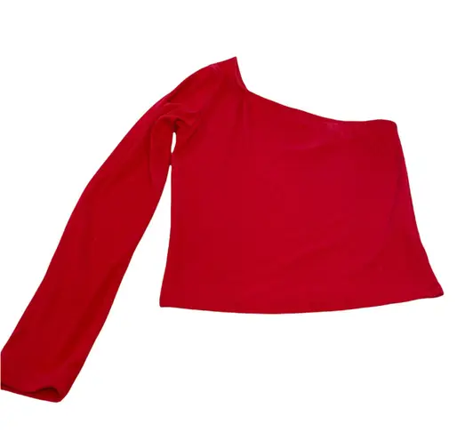 Better Be one sleeve blouse open shoulder size medium NWOT