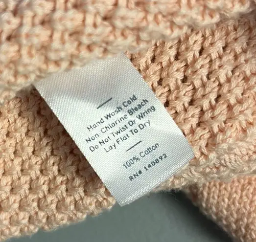 Marine layer Cardigan Pastel Pink Catalina Open Front Knit Cardi Sz L EUC