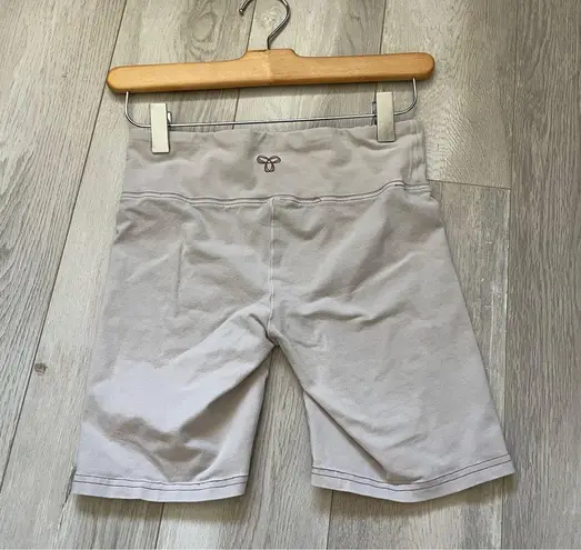 TNA Bike Shorts cotton high rise 6.5" inseam womens Gray (xsmall) athleisure Size XS