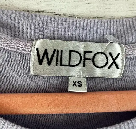 Wildfox  We Dream of Ice Cream Purple Camden Top Size XS