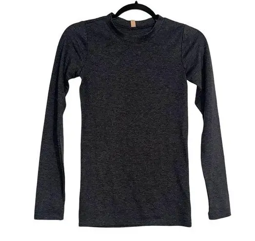 NWOT Lunya Restore Pima Cotton Blend Long Sleeve Gray Baselayer Top XS